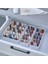 Şık 3'lü Set Organizer | 2 Adet 5 Bölmeli,1 Adet 15 Bölmeli Saat,takı,çorap Çekmece Düzenleyici 2