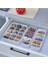 Şık 3'lü Set Organizer | 2 Adet 5 Bölmeli,1 Adet 15 Bölmeli Saat,takı,çorap Çekmece Düzenleyici 3