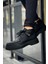 Shoecide SHO213 Bağcıklı Yüksek Taban Süet Cst Bryggen Erkek Spor Bot Sıyah 1