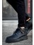Shoecide SHO213 Bağcıklı Yüksek Taban Süet Cst Bryggen Erkek Spor Bot Sıyah 3