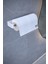 Beyaz Metal Yapışkanlı Kağıt Havluluk, Kağıt Havlu Askısı, Peçetelik, Banyo Mutfak Askısı 3