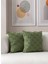 Home Ikili Dekoratif Puantiye Keten Kumaşlı Kırlent Kılıfı 43X43 Yeşil 2