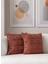 Home Ikili Dekoratif Puantiye Keten Kumaşlı Kırlent Kılıfı 43X43 Kiremit 1