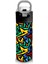 Kids Siyah Grafiti Desenli Pipetli ve Direkt Içim Çelik Termos 500 ml 31847 3