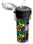 Kids Siyah Grafiti Desenli Pipetli ve Direkt Içim Çelik Termos 500 ml 31847 5