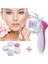 Pilli Yüz Cilt Temizleme Cihazı Siyah Nokta Peeling Fırça Seti Vücut Yüz Bakımı Masaj Aleti 5 In 1 1
