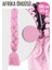 Afrika Örgüsü Rasta 100 cm 165 gr 1084 Açık Pembe 1