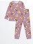 Baby Lila Uzun Kollu Chip And Dale Baskılı Kız Bebek Pijama Takım 1