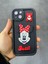 Apple iPhone 7/8 Siyah Minnie Mouse Figürlü Hamur Telefon Kılıfı 1