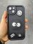 Apple iPhone x / Xs Siyah Love You Figürlü Hamur Telefon Kılıfı 1