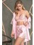 Bride Baskılı Sabahlıklı Saten Şort Takım 4777 1