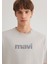 Mavi Logo Sırt Baskılı Gri Tişört 0612522-70074 5