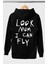 Look Mom I Can Fly Sırt Yazılı Kapüşonlu Sweatshirt, Unisex Oversize Travis Scott Baskılı Hoodie 3