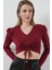 9 Sandy Crop Bluz Bordo 3