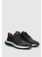 Siyah Deri Erkek Sneaker 2
