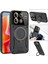 Redmi Note 13 Pro 4g Için Kılıf Kamera Lens Koruyuculu Magsafe Destekli 360 Dönen Halka Standlı Kapak 5