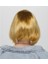 Düz Kesim Küt Parti Peruğu Altın Renk 1
