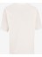 Bisiklet Yaka Baskılı Kırık Beyaz Kadın T-Shirt J5SL-TST7043 2