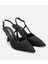 01AYH307450A100 KADIN Siyah Hasır Detaylı Arkası Açık Stiletto 2