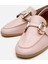 01AYH303940A715 KADIN Deri Pembe Tokalı Loafer 3