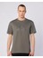 Logo Brian T-Shirt Erkek Gri Regular Fit Tişört 1