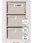 Kapaklı Mini 3'lü Hurç 40X30X26 - Kahverengi 1