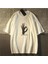 Beyaz Skeleton Hand Baskılı Oversize T-Shirt 1