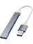 Usb3.0 Hub Mini Alüminyum Gövdeli Hub Type-C Yerleştirme Istasyonu Bir Ila Dört 4 Portlu USB Ayırıcı (Yurt Dışından) 1