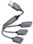 USB Bir Ila Üç Genişleme Yuvası Genişleme Ayırıcı Çoklu Arayüz Otg Dönüştürücü Cep Telefonu Bilgisayar Hub Adaptörü (Yurt Dışından) 1