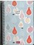 Papirüs Frutti Sert Kapak Spiralli 16X23 120YP. Kareli Defter 3
