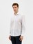 Erkek Modern Fıt Gömlek-Beyaz 4