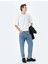 Normal Bel Düğmeli Straight Fit Kot Pantolon - Korban Jean 2
