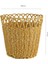 Rattan Sarı Saksı Çok Amaçlı Organizer Sepet 20CM 2
