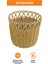 Rattan Sarı Saksı Çok Amaçlı Organizer Sepet 20CM 4
