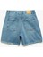 Pamuklu Relax Fit Düğmeli Cepli Denim Şort 5