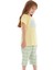 Kız Çocuk Pijama Takımı 60565 - Açık Sarı 3