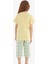 Kız Çocuk Pijama Takımı 60565 - Açık Sarı 3