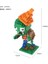 Çizgi Film Plants Vs Zombies Serisi Küçük Parçacıklı Eğitici Puzzle Blokları Oyuncak Üç Boyutlu Puzzle Hediyesi (Yurt Dışından) 1