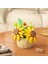 Yapı Taşları Saksı Bitkileri Aeonium Çiçeği Çocuk Puzzle Oyuncakları Kız Çocuk Hediyesi Eğitici Oyuncaklar (Yurt Dışından) 1