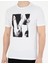 Erkek Beyaz Slim Fit Tişört 50282065-VR013 6