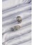 Pirinç Gold Gümüş Renkli Oval Çoklu Görünümlü Minimal Küpe - TJ-BKP9225 1