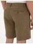 Erkek Haki Slim Fit Keten Karışımlı Dokuma Şort 50291519-VR027 6