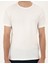 Erkek Ekru Slim Fit Tişört 50288914-VR019 6