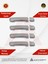 Nissan Qashqai Suv Kapı Kolu 4 Parça 2007-2014 Krom Paslanmaz Çelik 2