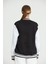 Siyah Beyaz Rahat Kalıp Uzun Kollu Unisex Kolej Ceket Hırka 1