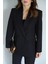 Siyah Astarlı Blazer Pantolon Takım 2