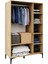 Free 3 Kapalı,6 Raf Bölmeli,1 Askı Bölmeli Dolap/ GARDIROP(%100MDF) 2