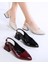 Angele Kadın Klasik Rugan Topuklu Slingback Ayakkabı - Şık ve Rahat Günlük & Özel Gün Kullanım 1