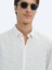 Beyaz Regular Fit Dokuma Klasik Gömlek 4