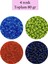 Dökme Cam Kum Boncuk (8/0) 3 mm - 4 Renk - Toplam 80 Gram - BNC421 1